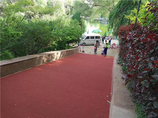 抚顺彩色路面施工